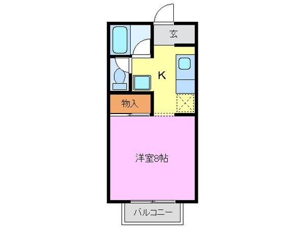 ラプランタン加島の物件間取画像